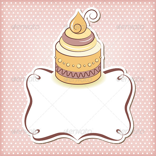 GraphicRiver Cupcake Frame 5566266 GraphicRiver Cupcake Frame 5566266