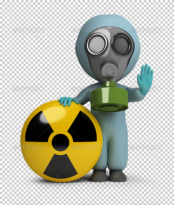GraphicRiver 3D small people radiation 5567324 GraphicRiver 3D small people radiation 5567324