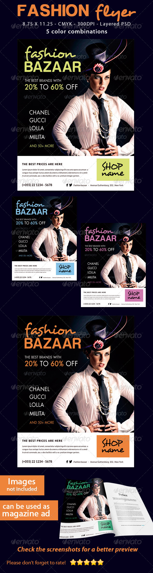 GraphicRiver Fashion Sale Flyer 5568079 GraphicRiver Fashion Sale Flyer 5568079