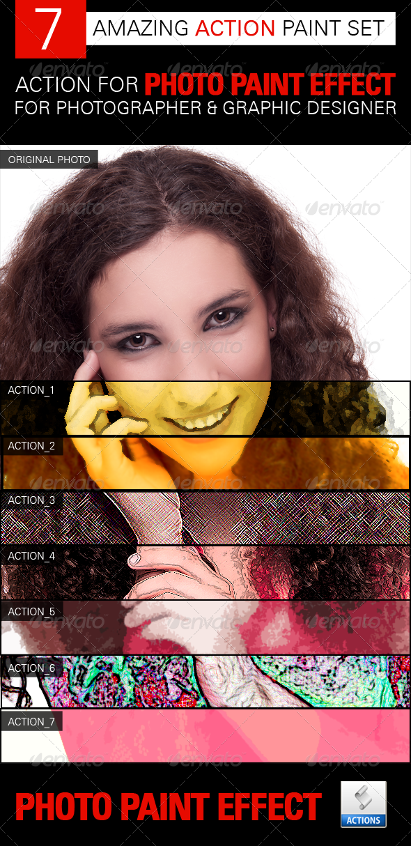 GraphicRiver 7 Amazing Action For photo Paint Effect 5568262 GraphicRiver 7 Amazing Action For photo Paint Effect 5568262