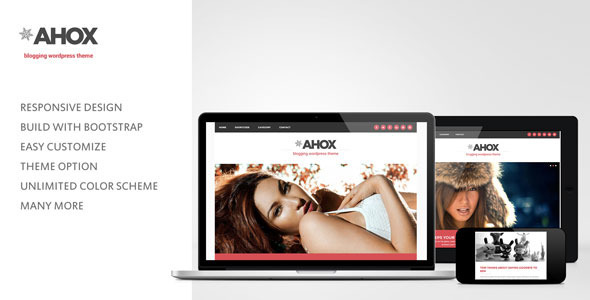 Ahox - Blogging WordPress Theme - Personal Blog / Magazine