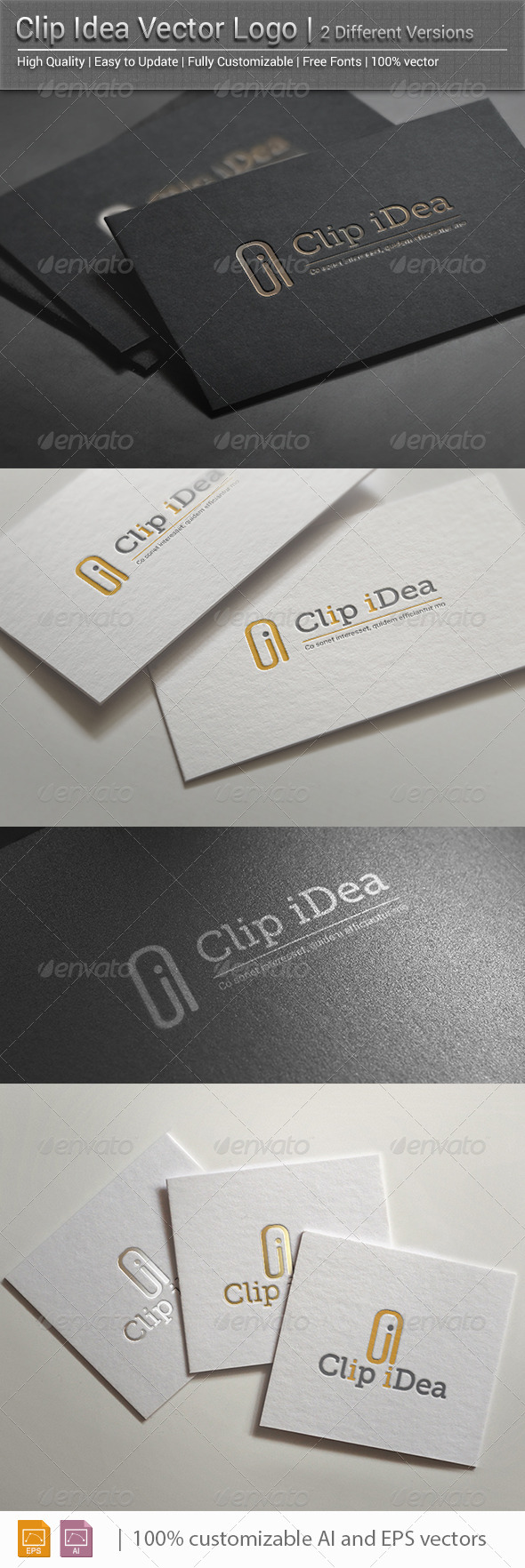 Clip Idea Vector Logo (Vector)