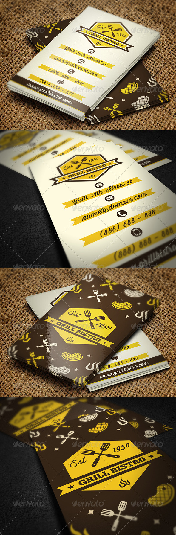 GraphicRiver Grill Restaurant Business Card 5578467 GraphicRiver Grill Restaurant Business Card 5578467