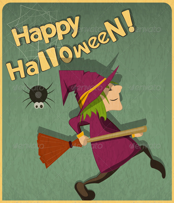 GraphicRiver Halloween Witch 5580982 GraphicRiver Halloween Witch 5580982