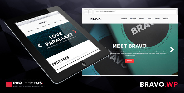 Bravo | A Multi-Purpose One-Page WordPress Theme
