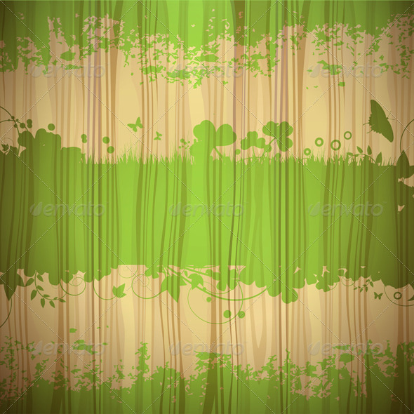 GraphicRiver Green Background Over Wood 5586685 GraphicRiver Green Background Over Wood 5586685