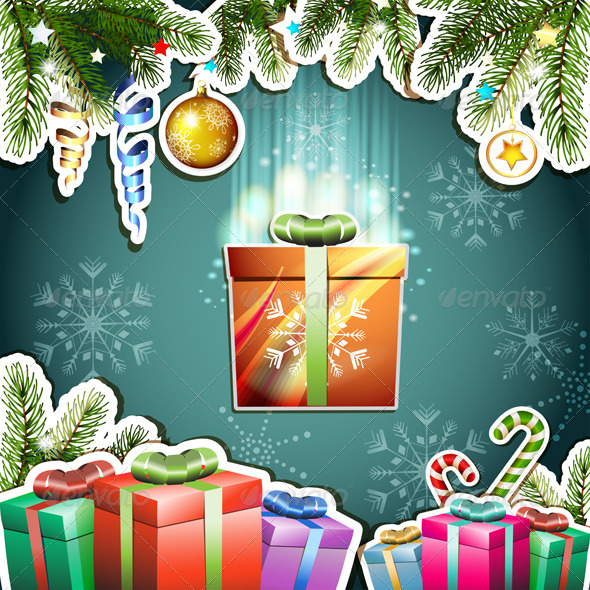 GraphicRiver Christmas Card 5586725 GraphicRiver Christmas Card 5586725