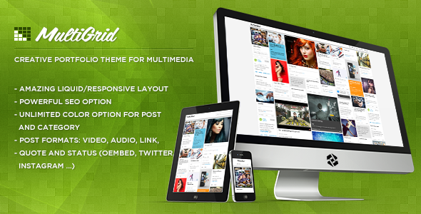 MultiGrid - Creative Portfolio, Multimedia Theme
