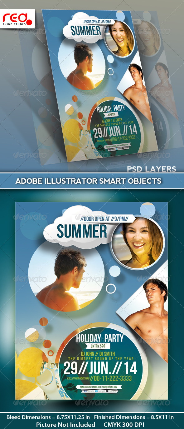 GraphicRiver Summer Holiday Party Flyer 01 5593556 GraphicRiver Summer Holiday Party Flyer 01 5593556