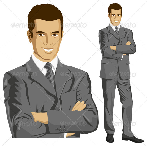 GraphicRiver Vector Businessman In Suit 5593904 GraphicRiver Vector Businessman In Suit 5593904