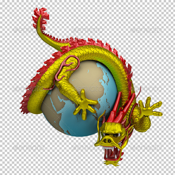 GraphicRiver Chinese Dragon Around the Globe 5595602 GraphicRiver Chinese Dragon Around the Globe 5595602