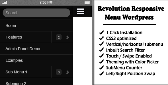 CodeCanyon Revolution Responsive Menu WordPress 5596817 CodeCanyon Revolution Responsive Menu WordPress 5596817