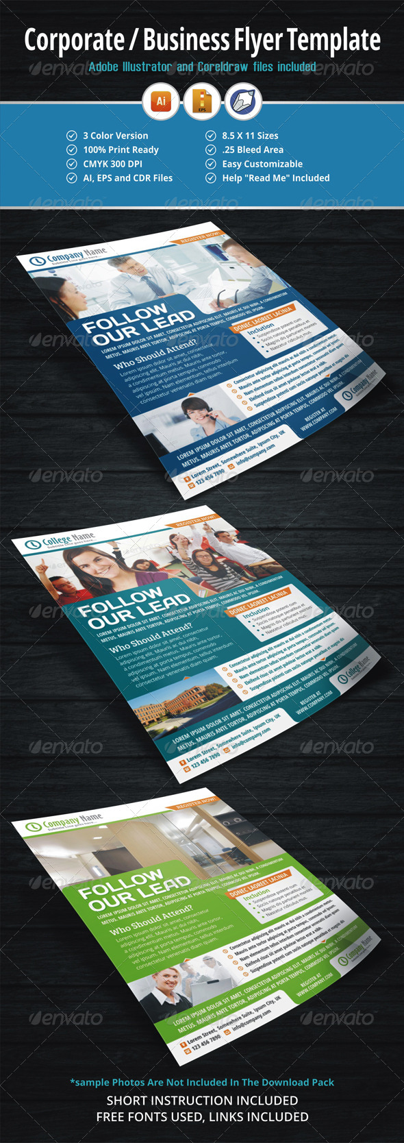 GraphicRiver Corporate Business Flyer Template 5598083 GraphicRiver Corporate Business Flyer Template 5598083