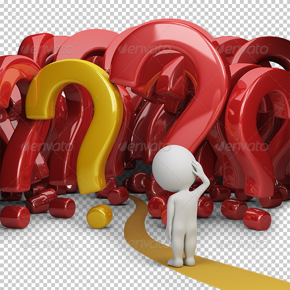 GraphicRiver 3D small people forest questions 5603397 GraphicRiver 3D small people forest questions 5603397