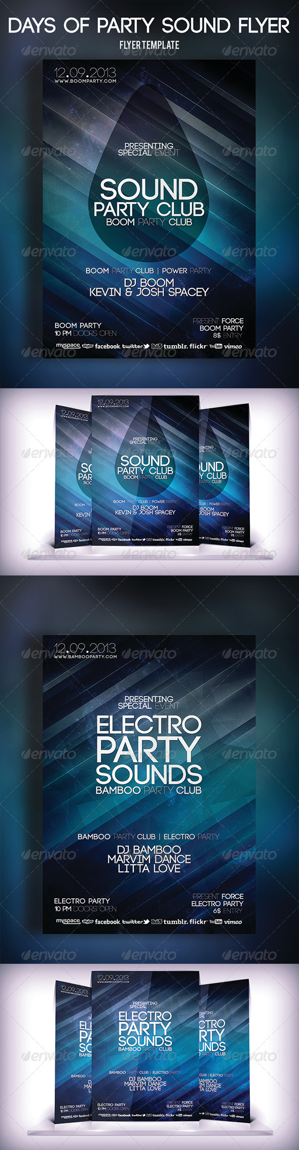 GraphicRiver Days of Party Sound Flyer 5604775 GraphicRiver Days of Party Sound Flyer 5604775