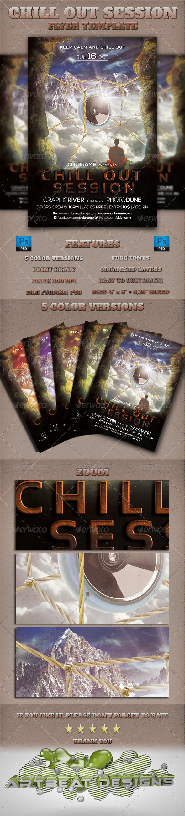 GraphicRiver Chill Out Session Flyer Template 5496057 GraphicRiver Chill Out Session Flyer Template 5496057