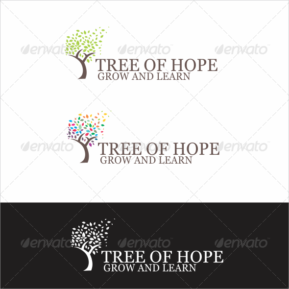GraphicRiver Summer Tree Logo 5607229 GraphicRiver Summer Tree Logo 5607229