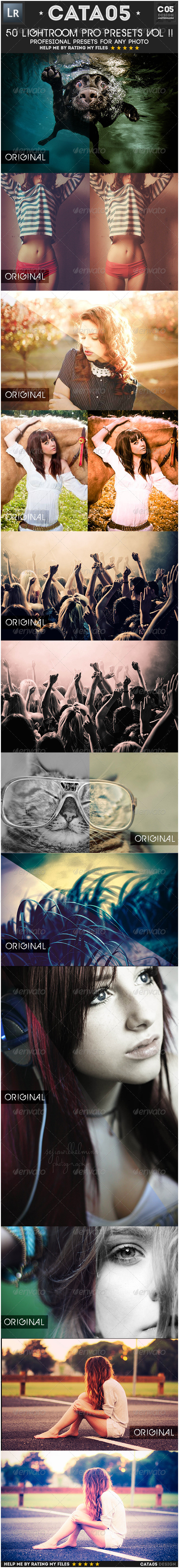 50 Premium Pro Presets Vol 2 - Lightroom Presets Add-ons