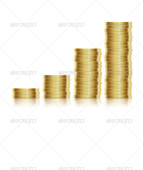 GraphicRiver Many Gold Coins 5610974 GraphicRiver Many Gold Coins 5610974