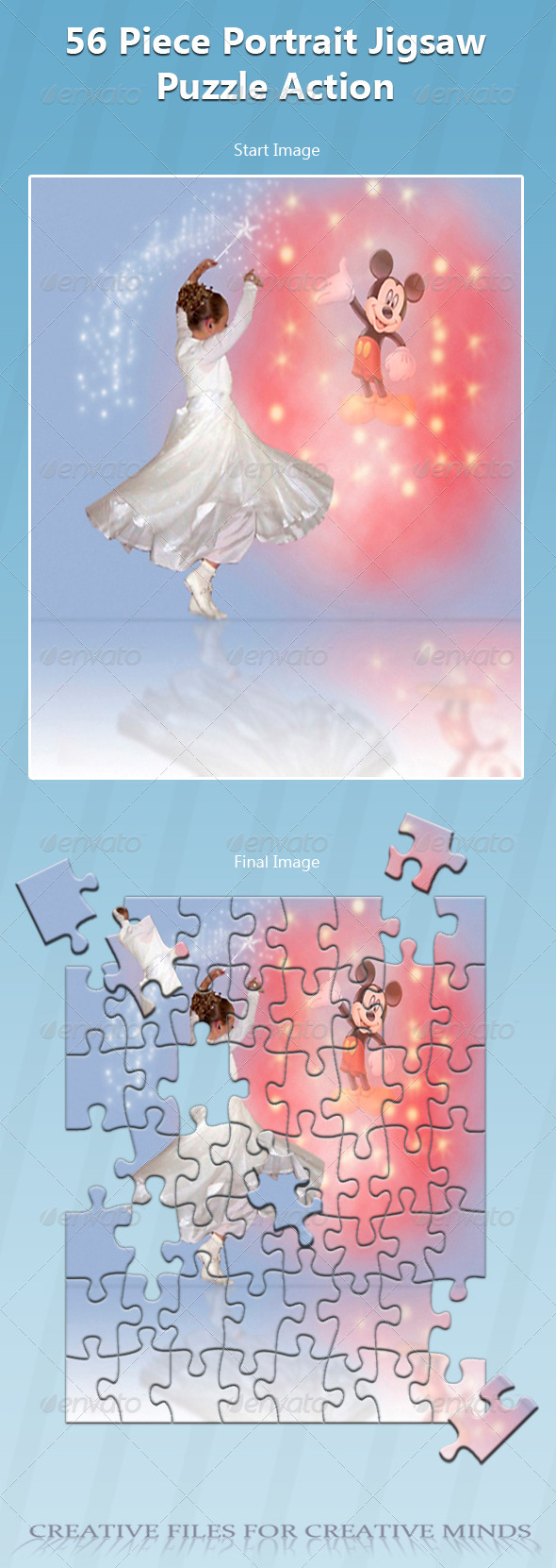 Portrait Jigsaw Puzzle ACTION - Utilities Actions