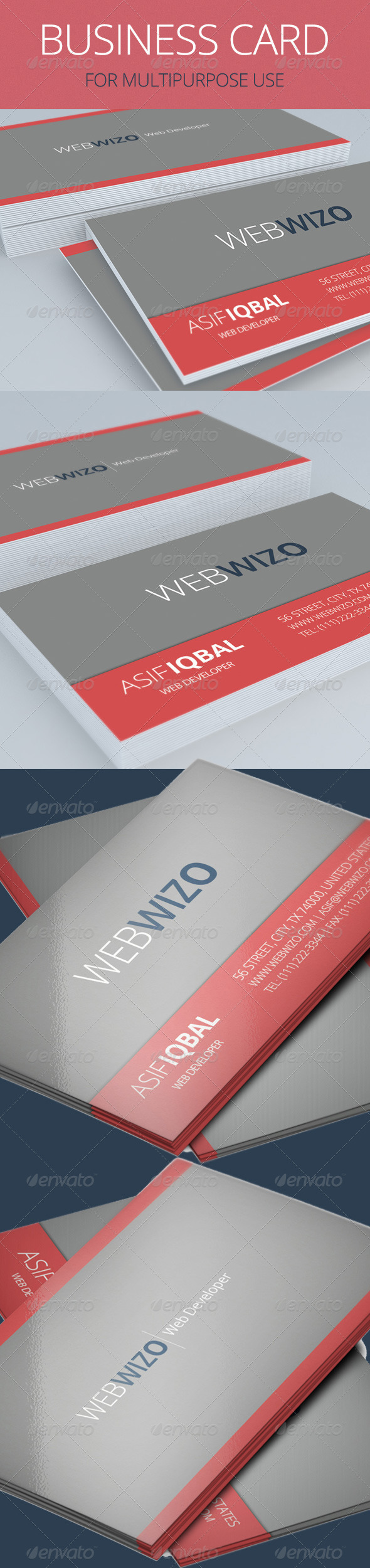 GraphicRiver Multipurpose Business Card 5627035 GraphicRiver Multipurpose Business Card 5627035