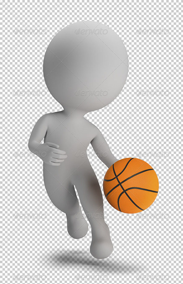 GraphicRiver 3D Small People Basketball Player 5628988 GraphicRiver 3D Small People Basketball Player 5628988