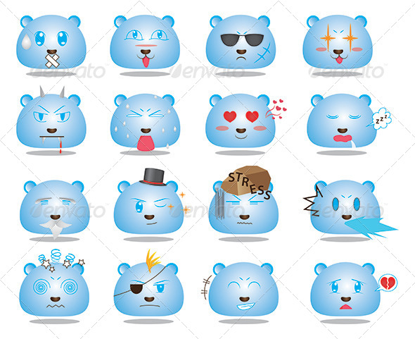 GraphicRiver Anime Style Face Emoticon Set 2 5630302 GraphicRiver Anime Style Face Emoticon Set 2 5630302
