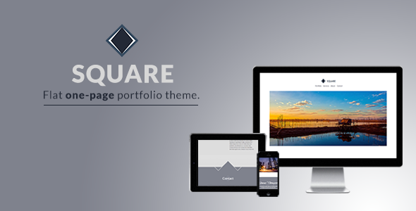 Square - One Page Muse Theme - Creative Muse Templates