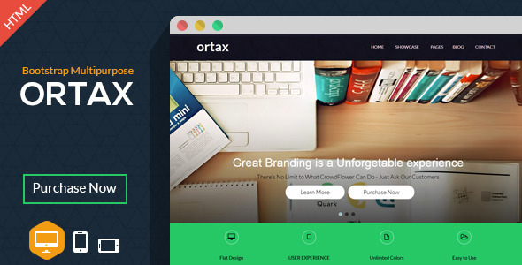Ortax - Boothstrap Multipurpose Theme - Creative Site Templates