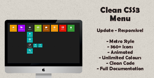 CodeCanyon Clean Metro Menu 5627059 CodeCanyon Clean Metro Menu 5627059