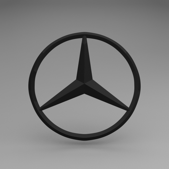 Logo Mercedes Benz 3d