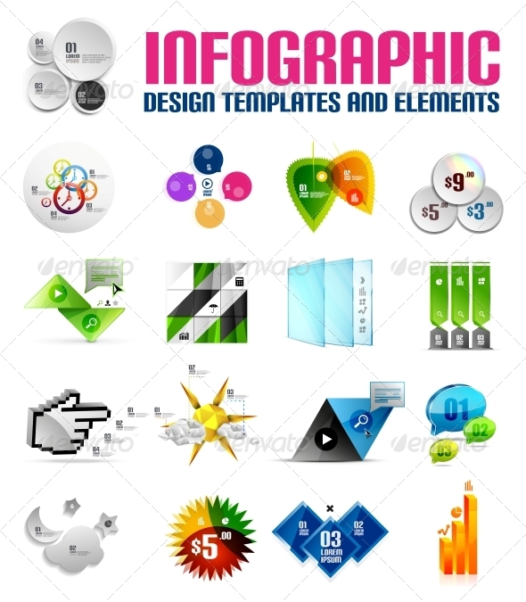 GraphicRiver Modern Colorful Infographic Templates and Elements 5636480 GraphicRiver Modern Colorful Infographic Templates and Elements 5636480