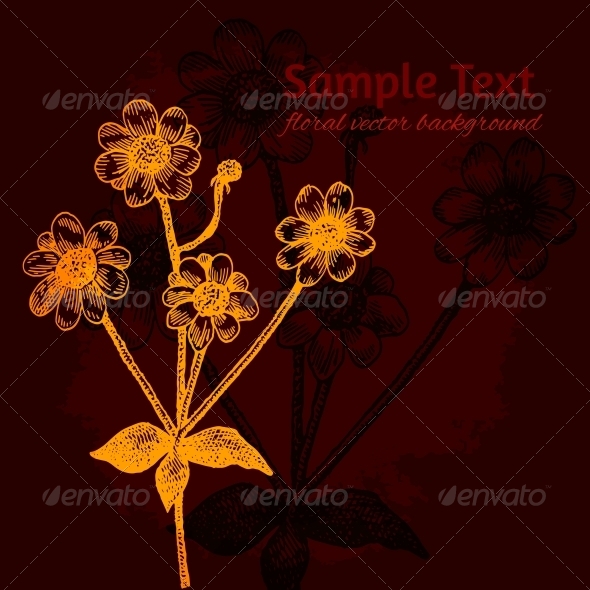 GraphicRiver Bright Colorful Vector Card with Chamomile 5638416 GraphicRiver Bright Colorful Vector Card with Chamomile 5638416