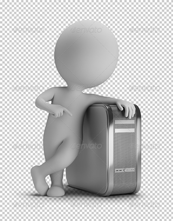 GraphicRiver 3D small people PC 5638628 GraphicRiver 3D small people PC 5638628