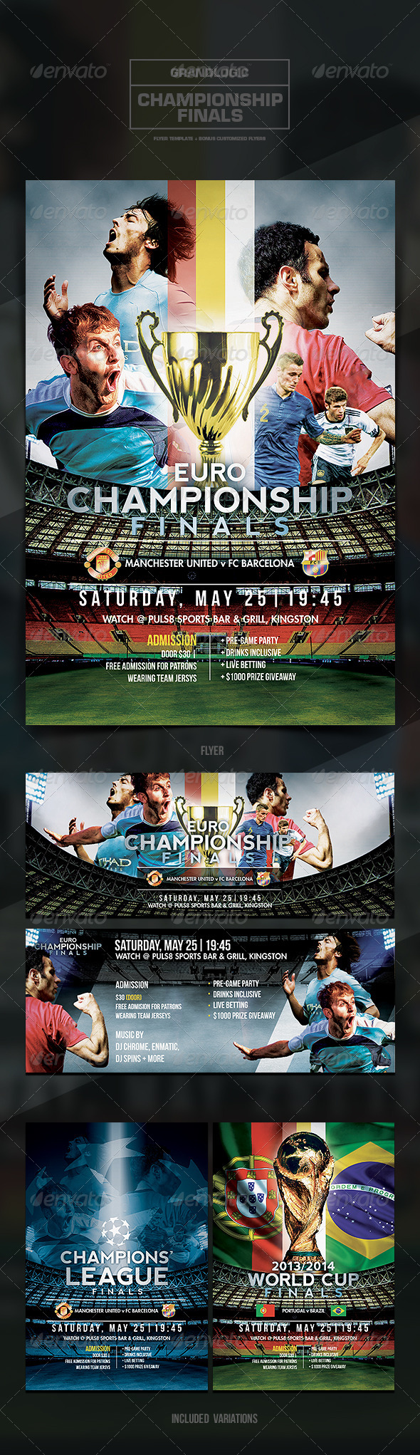 Soccer Tournament Flyer - Sports Events