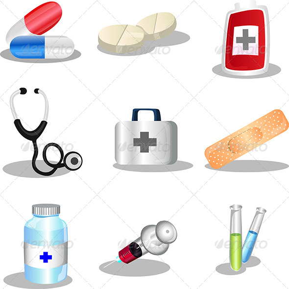 GraphicRiver Medical icons 5641830 GraphicRiver Medical icons 5641830
