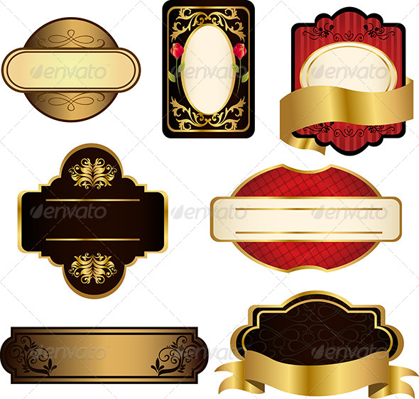 GraphicRiver Black and Gold Frames 5641850 GraphicRiver Black and Gold Frames 5641850