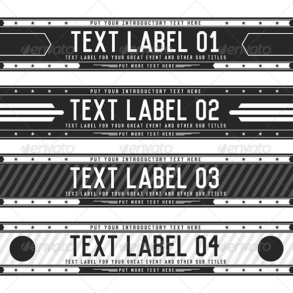 GraphicRiver Text Label Banner Background 5634351 GraphicRiver Text Label Banner Background 5634351