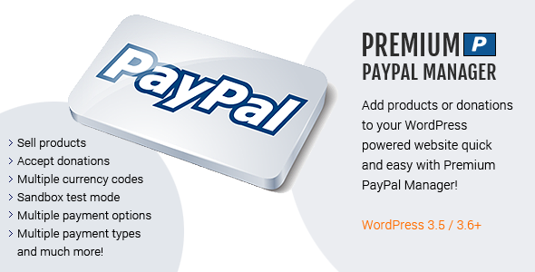 CodeCanyon Premium Paypal Manager 5649705 CodeCanyon Premium Paypal Manager 5649705
