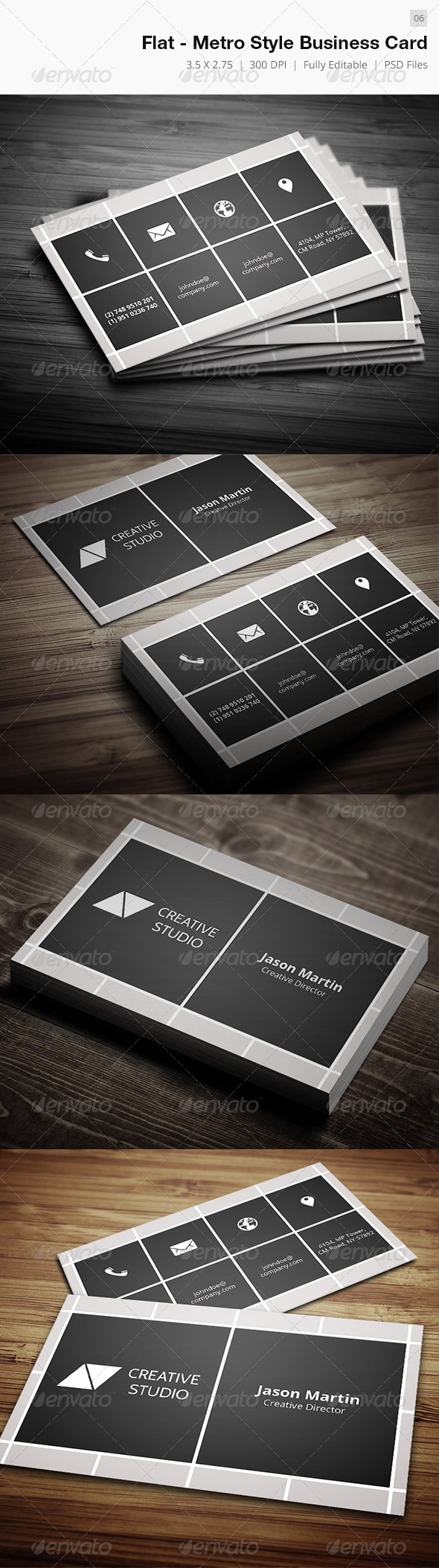 GraphicRiver Flat Metro Style Business Card 06 5577222 GraphicRiver Flat Metro Style Business Card 06 5577222