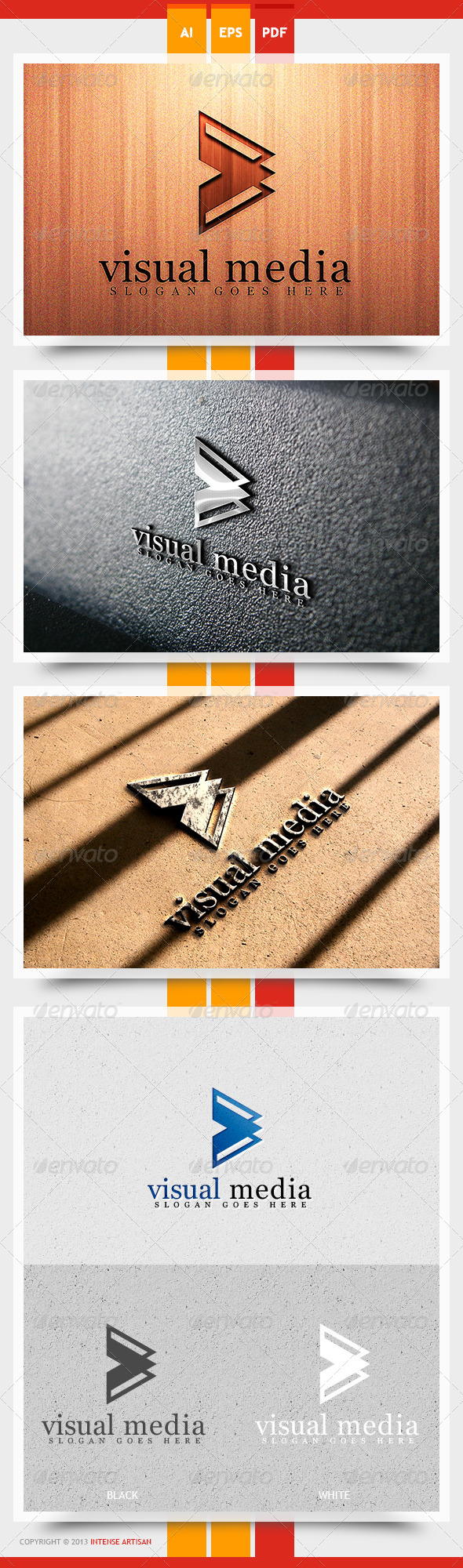 Visual Media Logo Template - Objects Logo Templates