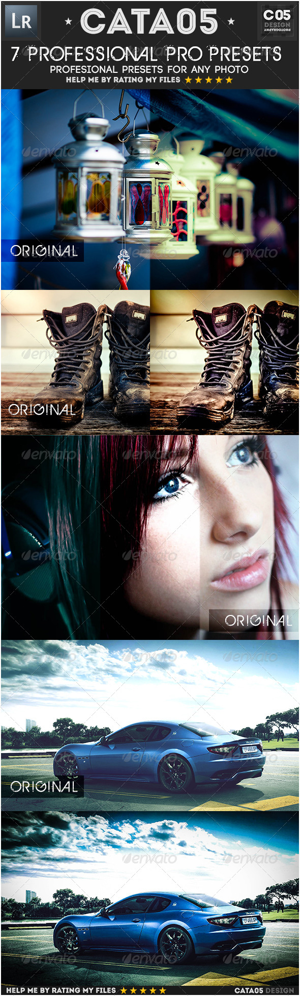 7 Professional Pro Presets - Lightroom Presets Add-ons