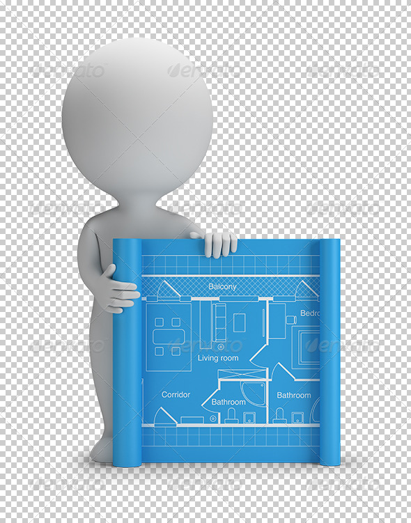 GraphicRiver 3D Small People Blueprint 5656236 GraphicRiver 3D Small People Blueprint 5656236