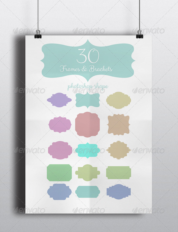 GraphicRiver 30 Frames & Brackets 5658085 GraphicRiver 30 Frames & Brackets 5658085