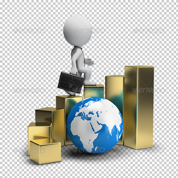 GraphicRiver 3D Small People Global Business Growth 5663595 GraphicRiver 3D Small People Global Business Growth 5663595
