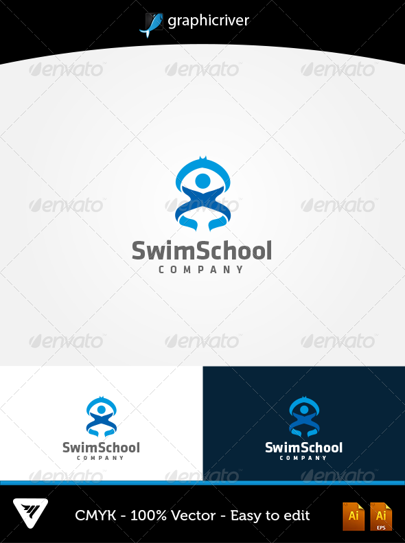 GraphicRiver SwimSchool 5667831 GraphicRiver SwimSchool 5667831