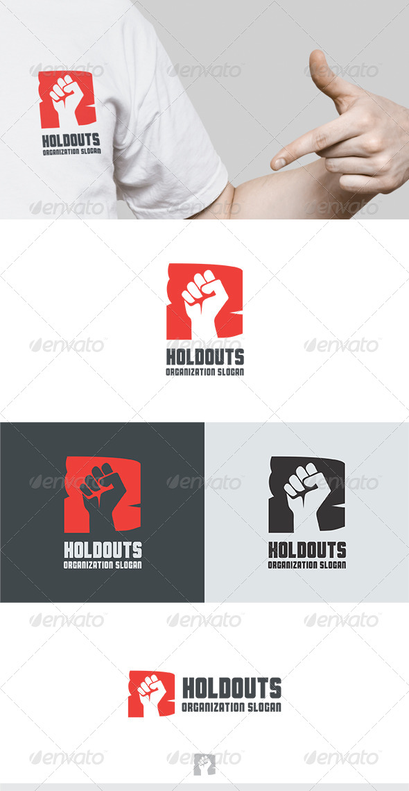 GraphicRiver Holdouts Logo 5674804 GraphicRiver Holdouts Logo 5674804