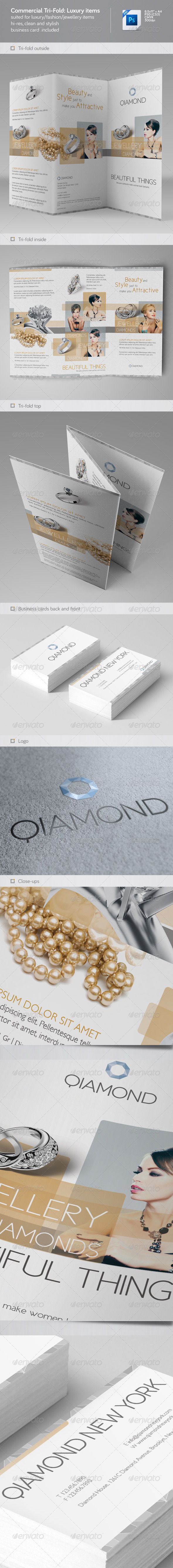 GraphicRiver Commercial Tri-fold Luxury items 5677431 GraphicRiver Commercial Tri-fold Luxury items 5677431