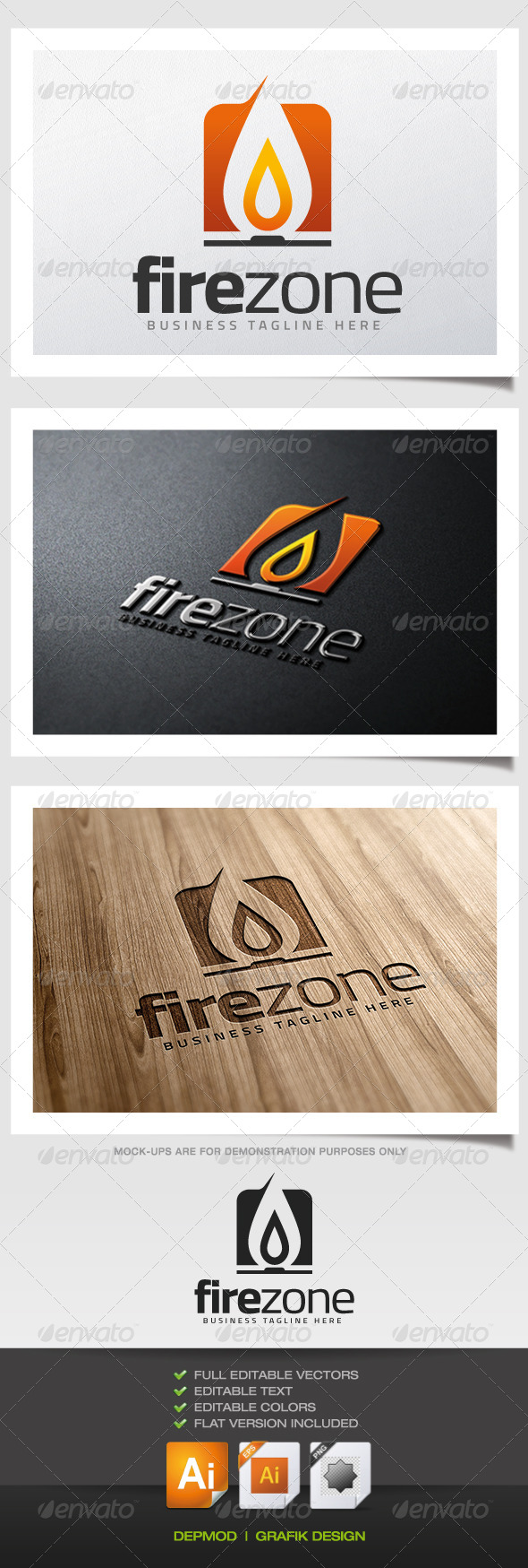 Fire Zone Logo - Symbols Logo Templates