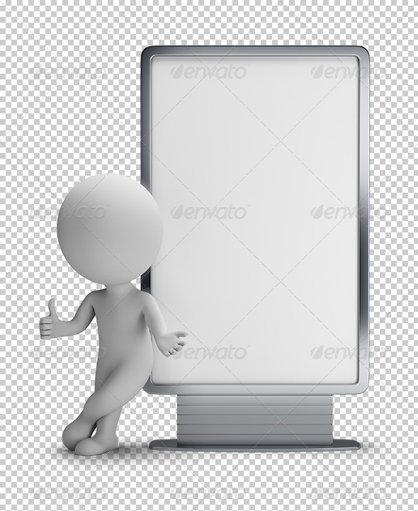 GraphicRiver 3D Small People Billboard 5684835 GraphicRiver 3D Small People Billboard 5684835